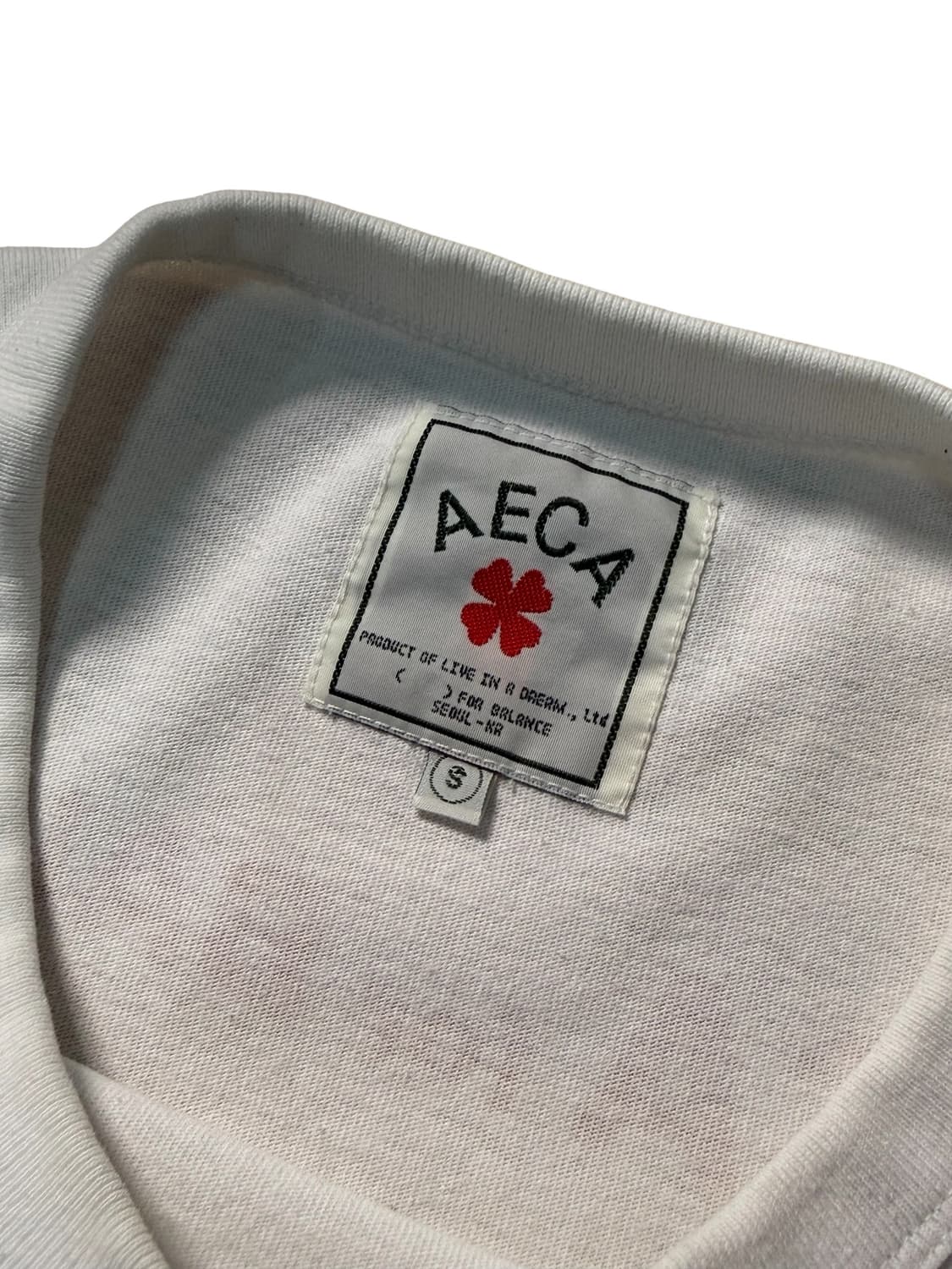 AECA WHITE 에이카 화이트 반팔티 상품이미지5