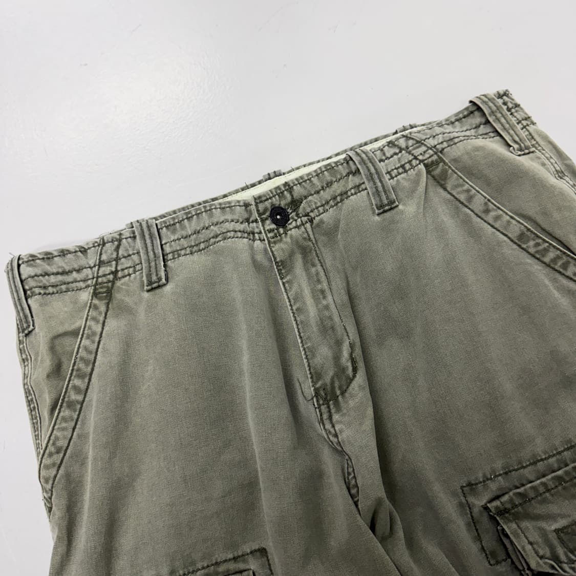 지스타 Y2K 멀티포켓 워싱 밀리터리 와이드 카고팬츠 상품이미지4