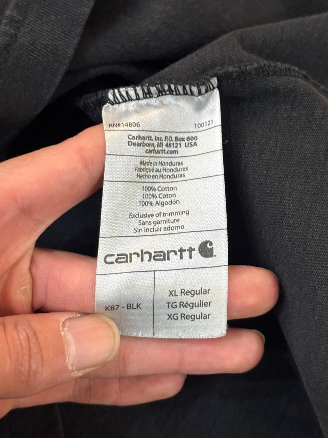 칼하트 반팔 티셔츠 XL사이즈 상품이미지5