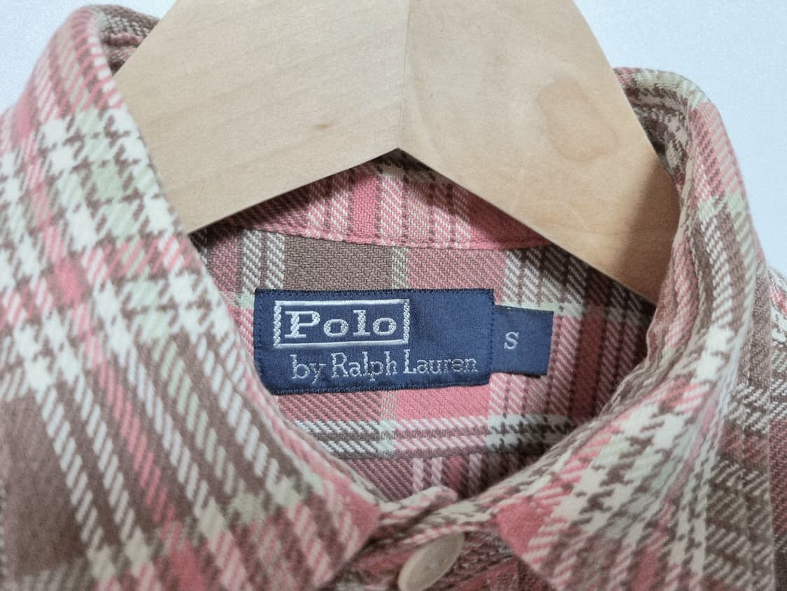 여성 레어 폴로 빈티지 두산 엘보패치 웨스턴 워크셔츠 긴팔 남방 상품이미지7