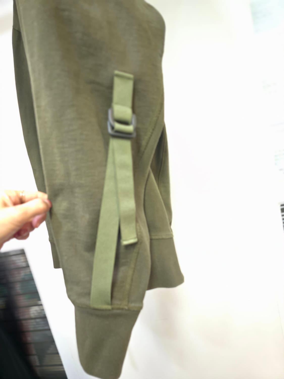 헬무트 랭 올리브색 후드티 XXXL 상품이미지3