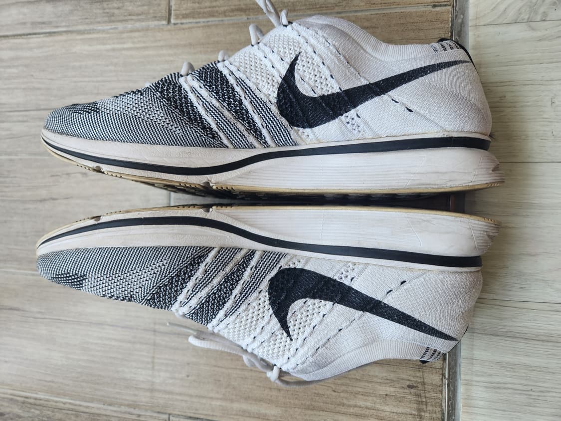 나이키 플라이니트 트레이너 화이트 블랙 2017 (290) 상품이미지4