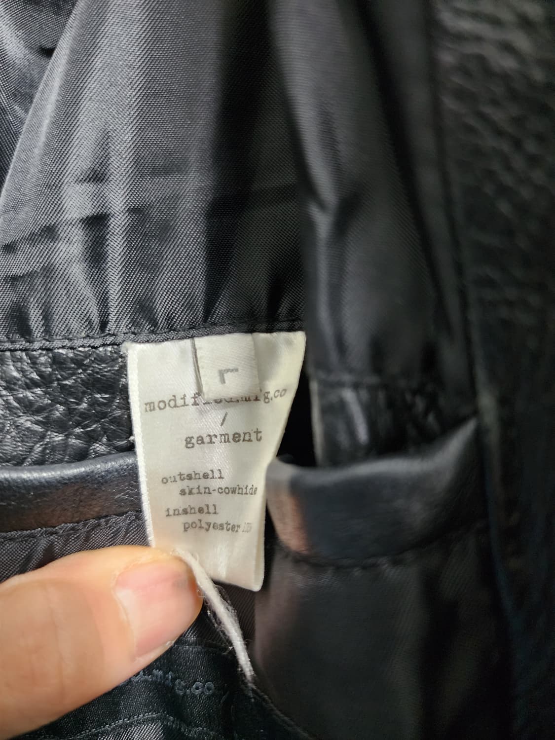 모디파이드 리얼레더 라이더자켓 상품이미지4