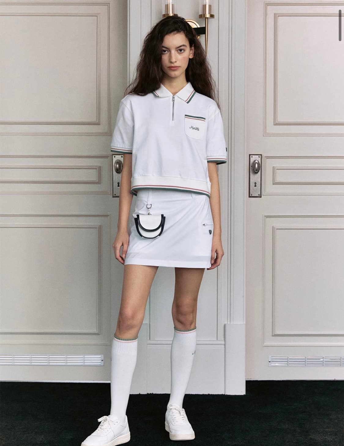 마리떼 무브망 TEE & MINI SKIRT <white> 상품이미지3