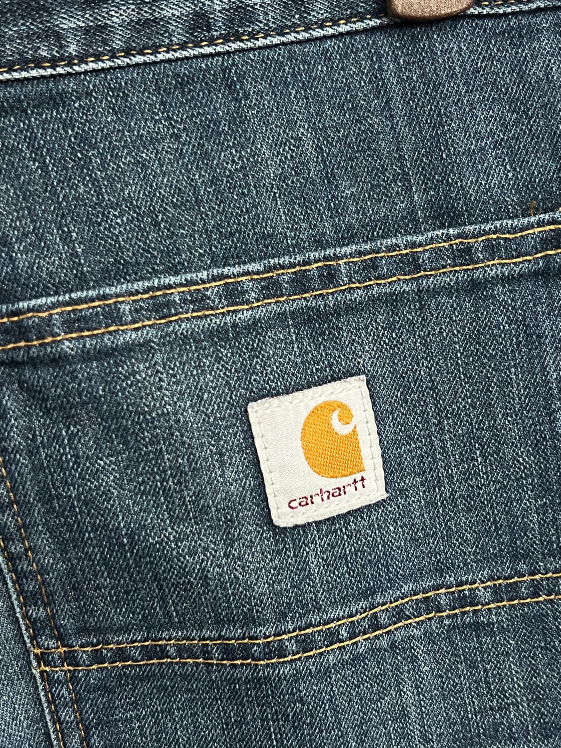 Carhartt 칼하트 릴렉스드 핏 카펜터 데님 팬츠 상품이미지3