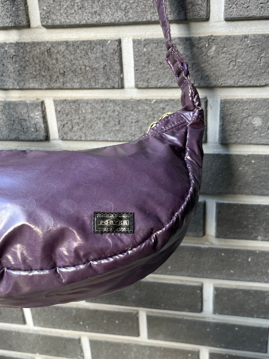 PORTER 포터 도트 호보백 퍼플 상품이미지2