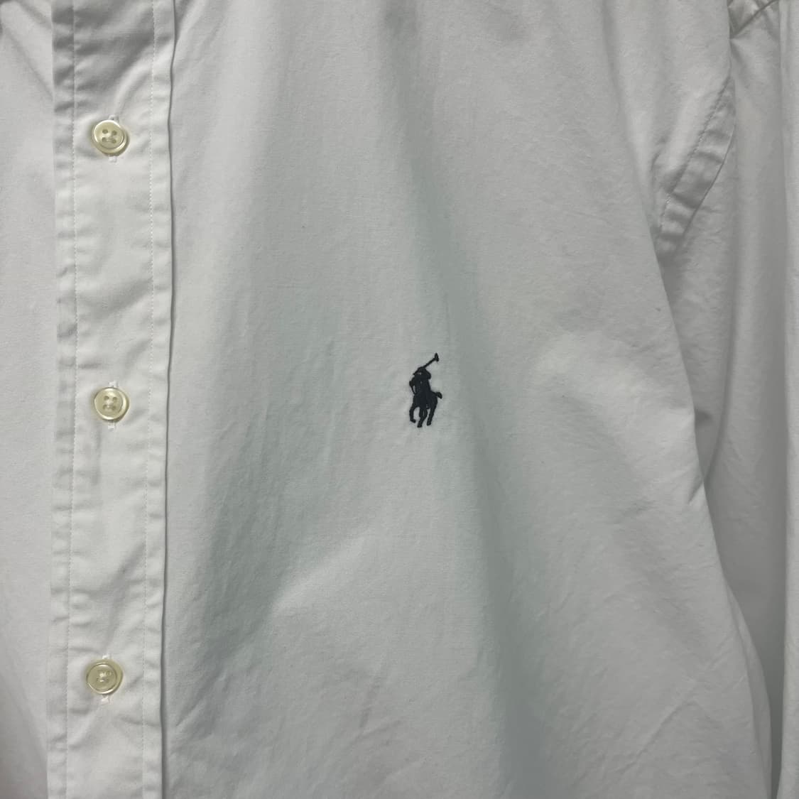 [L 국내110] 폴로 랄프로렌 코튼 BD화이트 긴팔 셔츠 상품이미지3