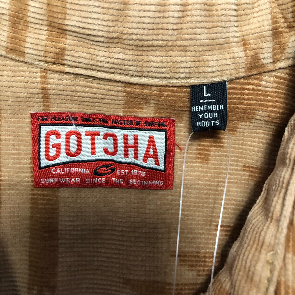 Gotcha 올오버 나바호 코듀로이 셔츠  상품이미지5