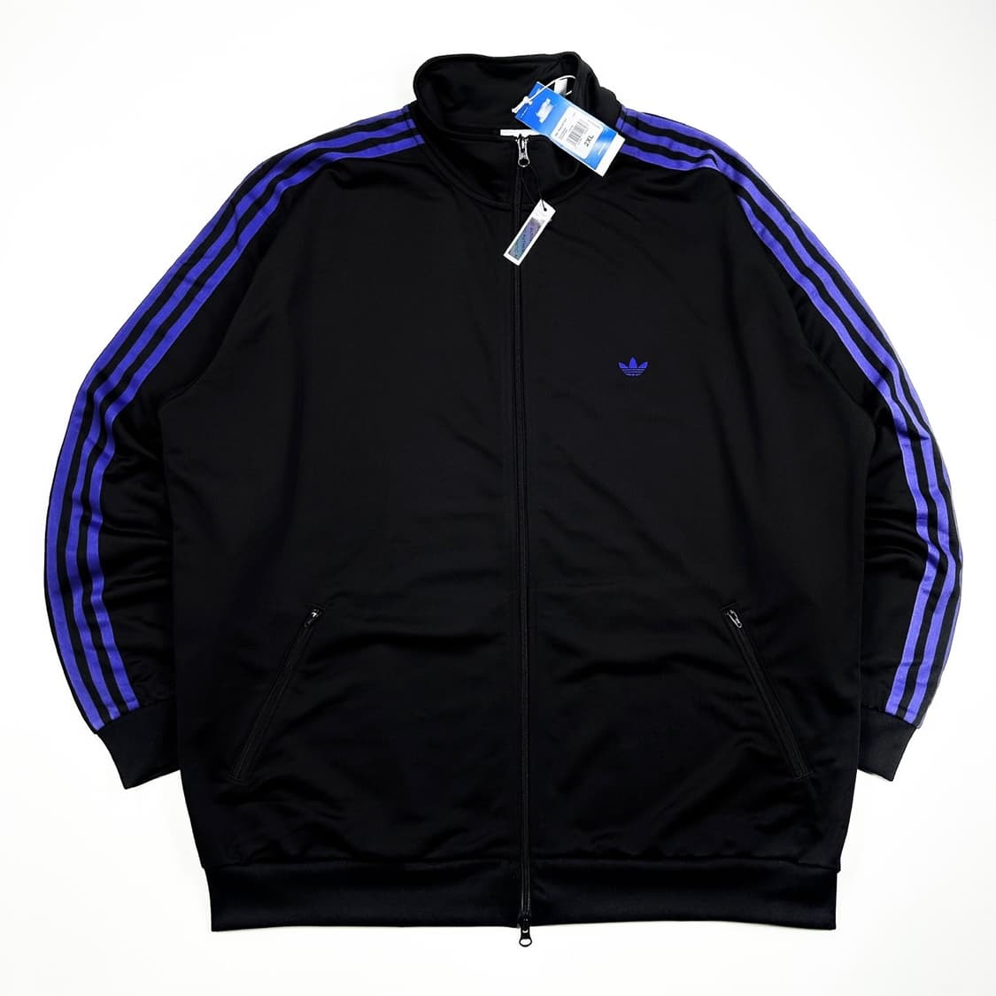 아디다스 베켄바우어 블랙 퍼플 오버핏 트랙탑 져지 (XXL) 상품이미지2