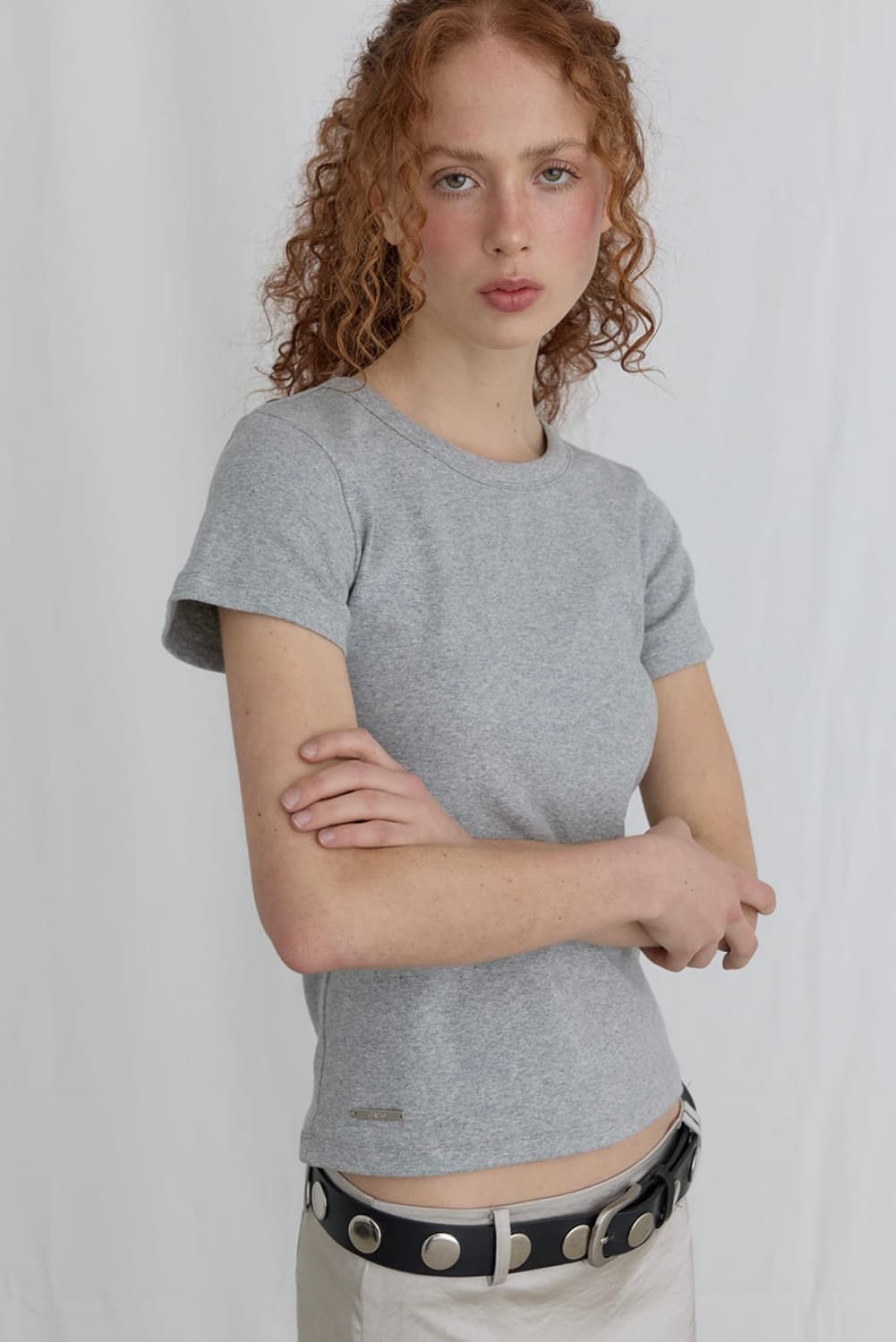 BOLD RIVET LEATHER BELT 상품이미지2