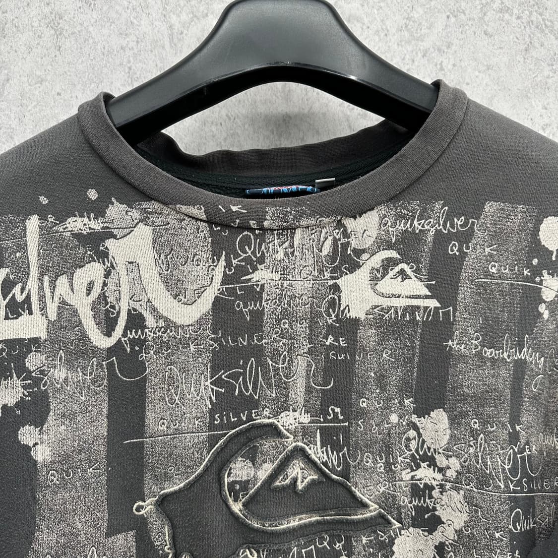95 퀵실버 y2k 남자 프린팅 맨투맨 상품이미지8