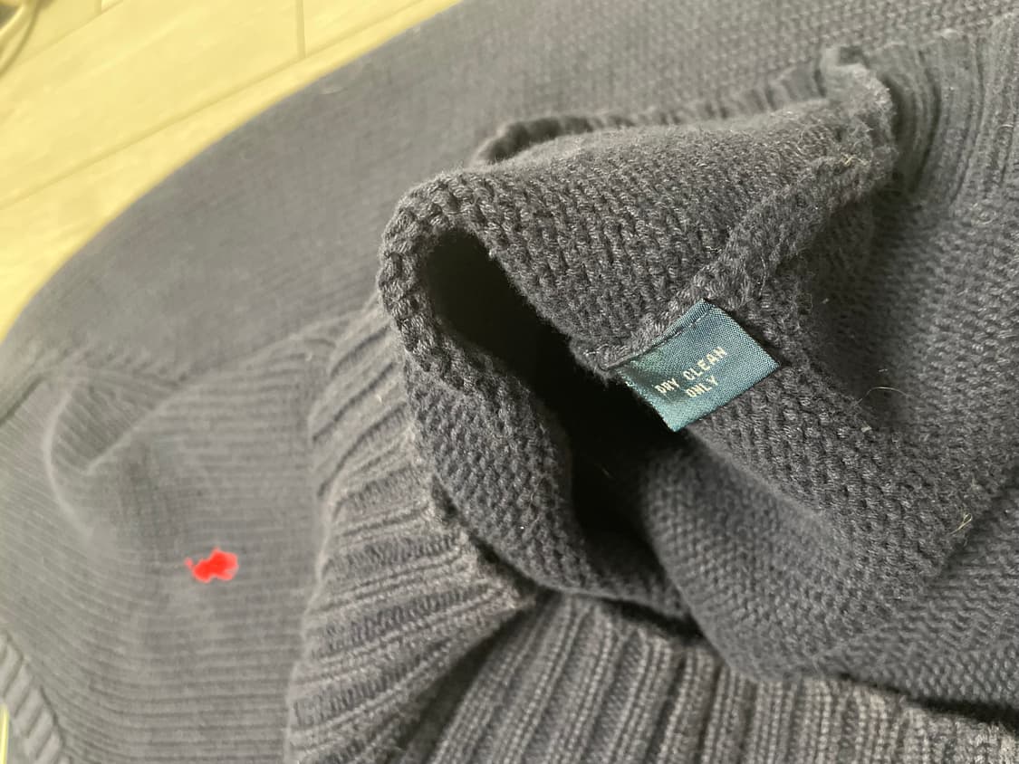 폴로 레드포니 네이비코튼 니트 (표기s 55-66추천) 상품이미지4