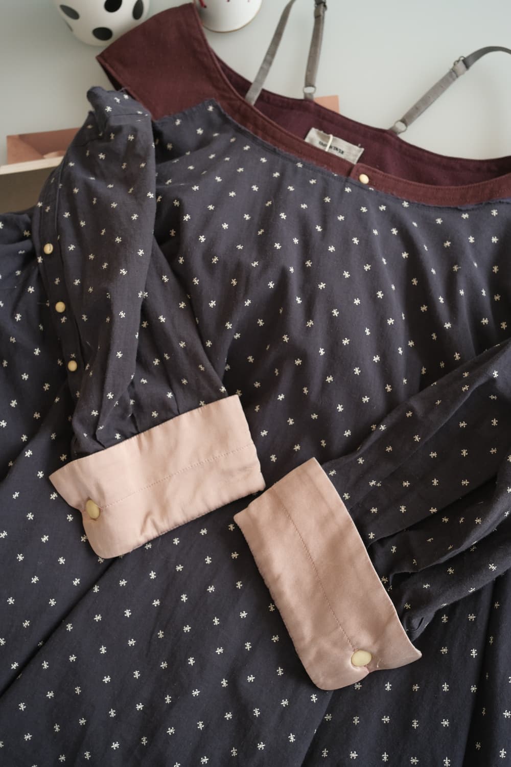 Baby doll silk cuff dress 상품이미지9