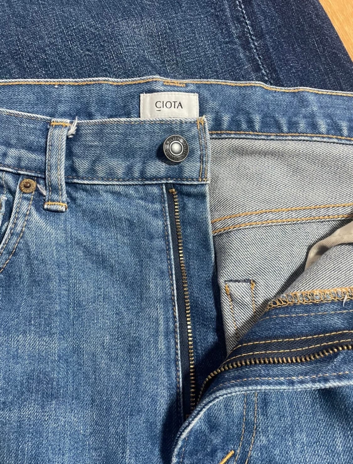 시오타 테이퍼드 데님 34사이즈 상품이미지6