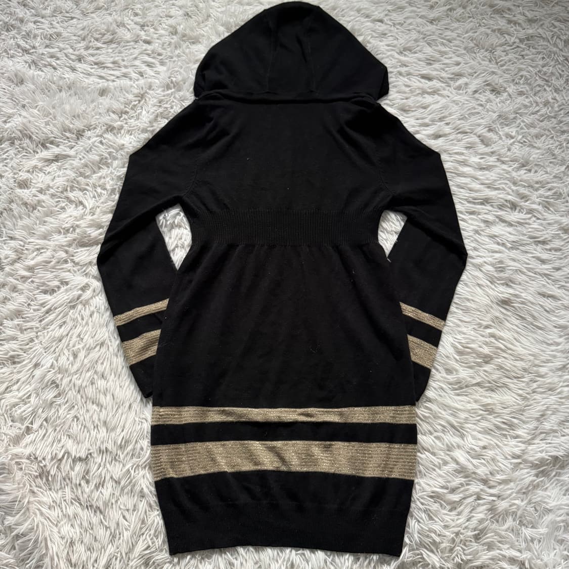 SHELL RAY 일본빈티지 y2k 니트원피스 펑크 니트후드원피스 38 상품이미지4