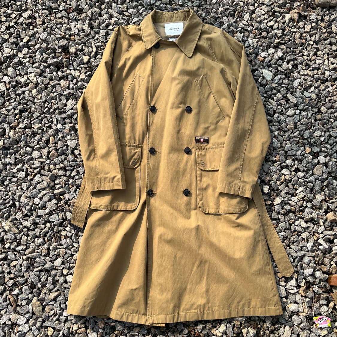 MONOFLOW 트렌치 더블코트 (실측확인) 상품이미지2