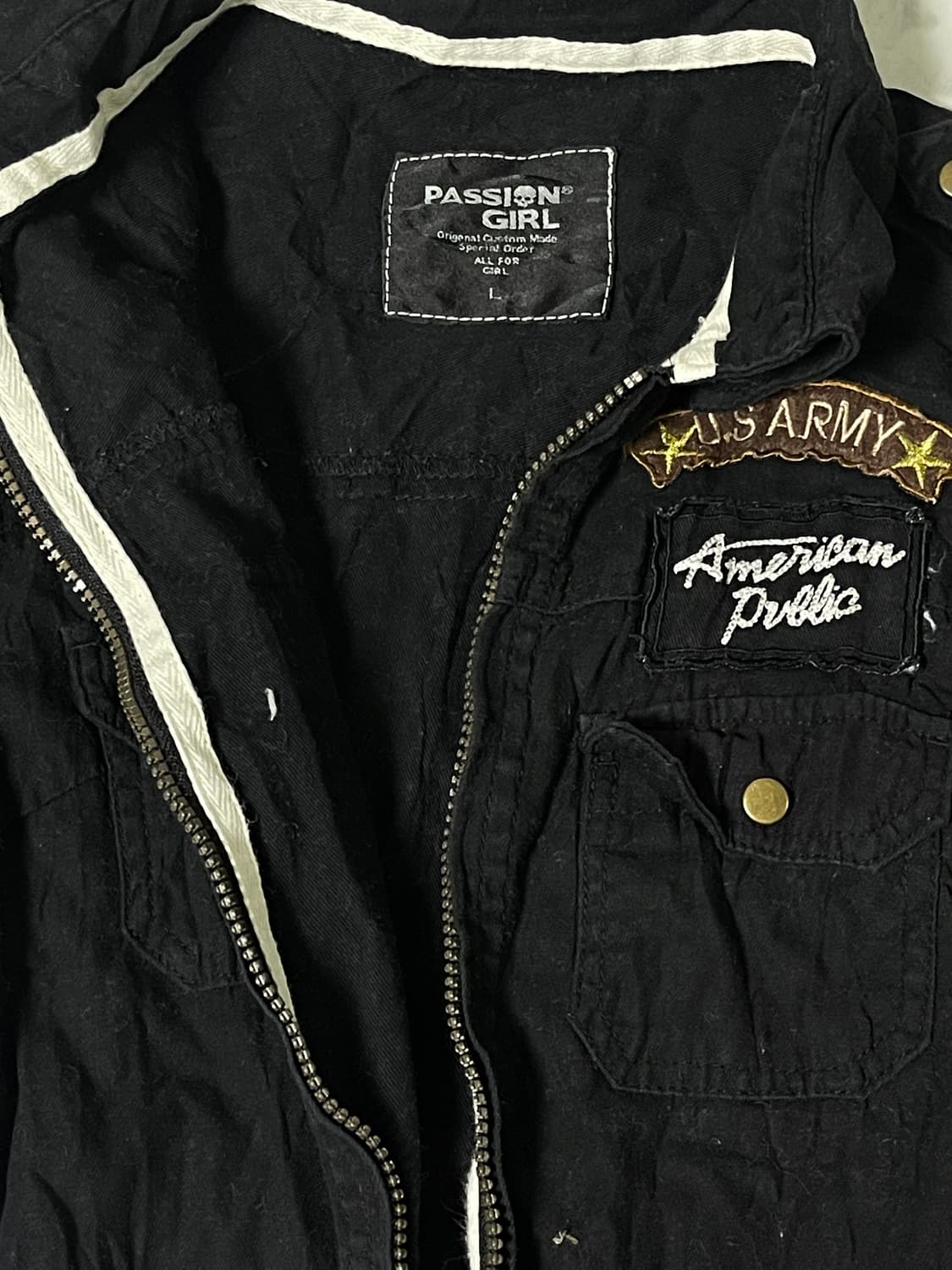 patchwork miltary jacket 상품이미지5