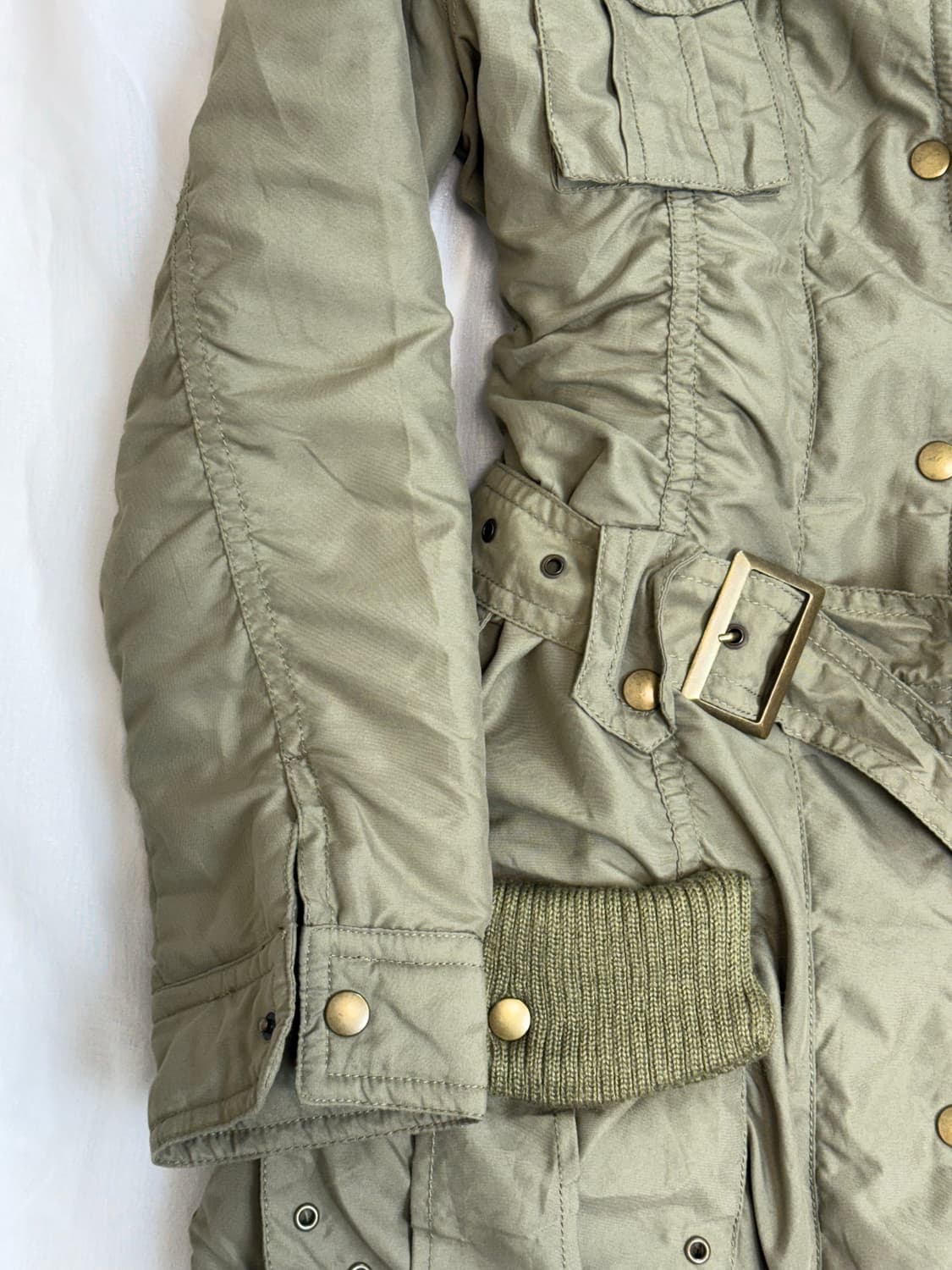 Y2k 벨트 디테일 야상자켓 상품이미지4