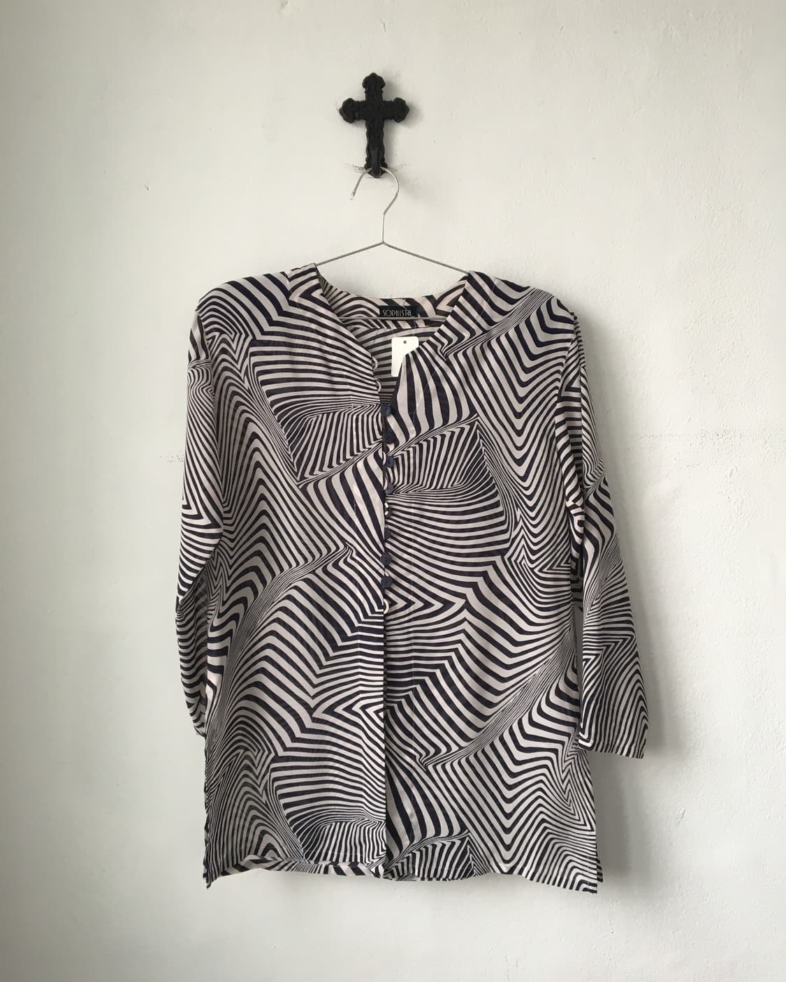 Pattern point blouse 상품이미지2