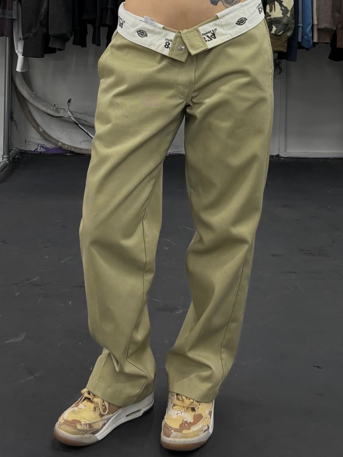 디키즈 떠그클럽 베이지 코튼 팬츠 상품이미지3