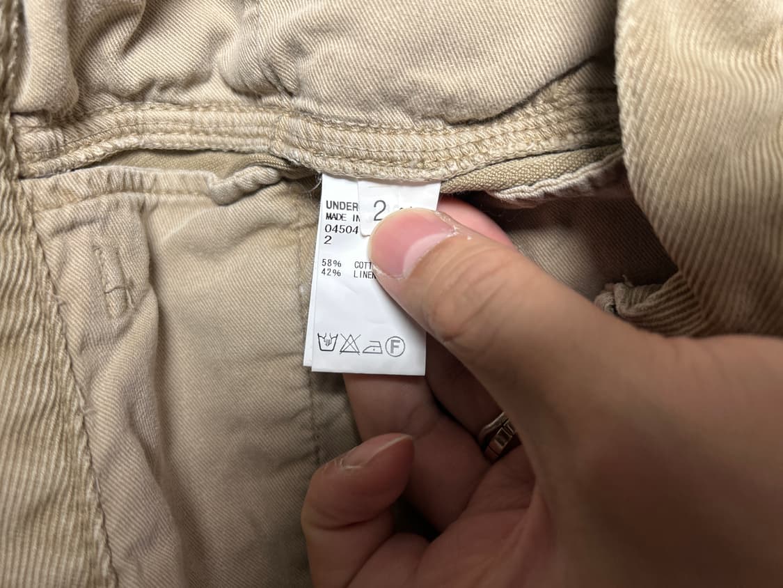 언더커버 noise music laboratories 베이지 쇼츠 2 상품이미지7