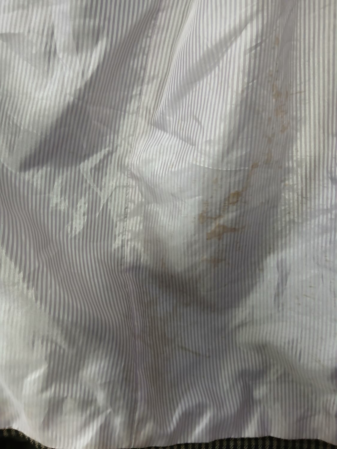 푸시버튼 체크 롱 코트 상품이미지5