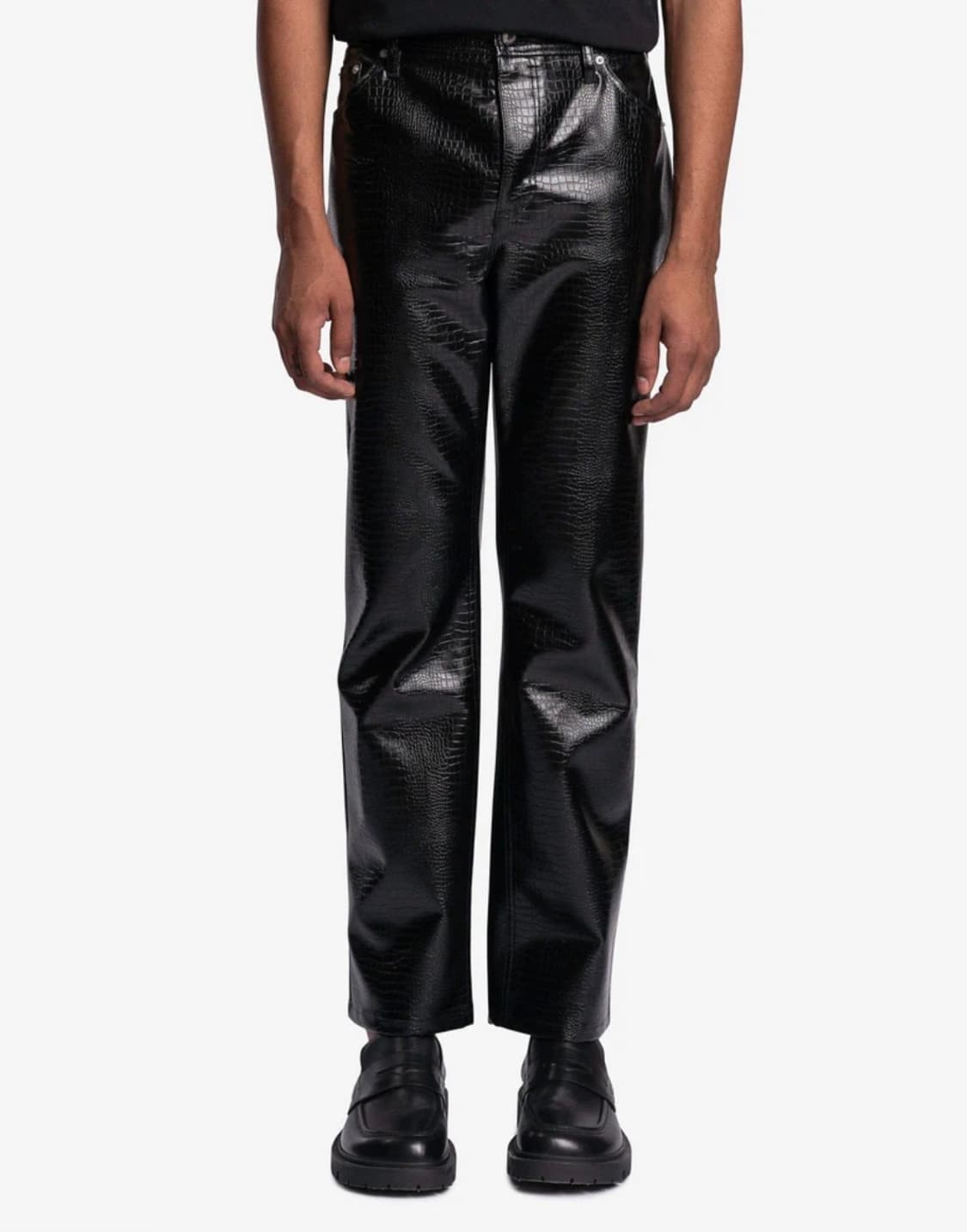 [28] sefr londre truouser black croco 상품이미지1