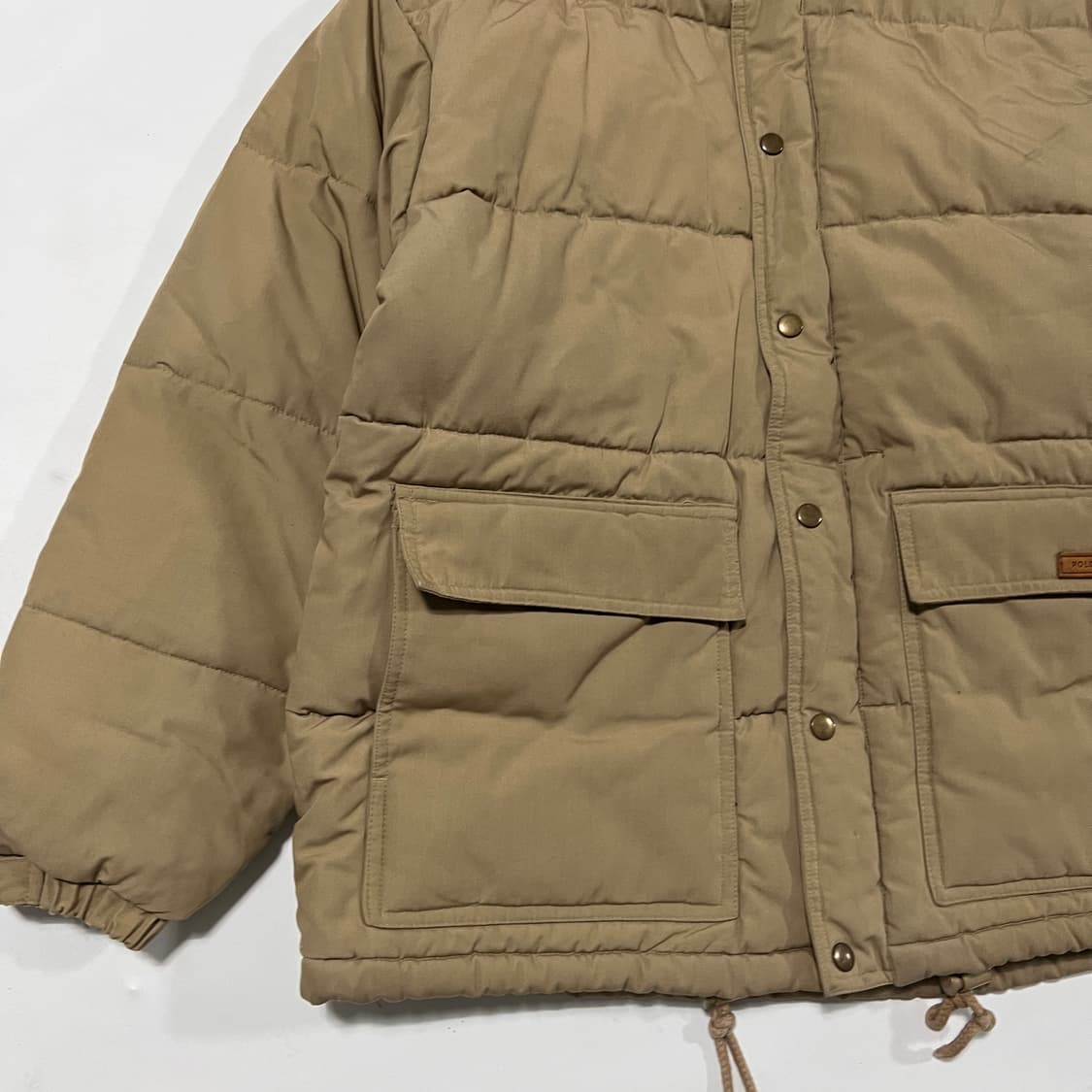 POLO 폴로 랄프로렌 클래식 베이지 다운후드점퍼(L) 상품이미지3