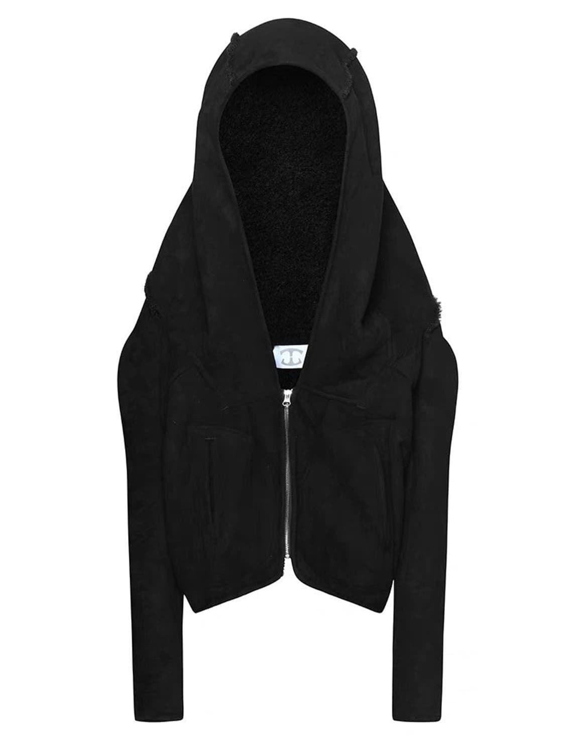 TEXEVASION-BLACK SOLID SUEDE 스웨이드무스탕 상품이미지1