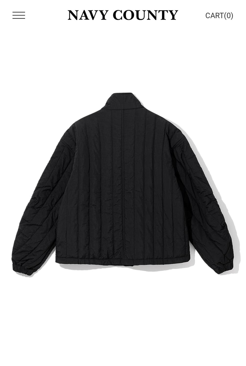 NAVY COUNTY 유타 퀼팅 점퍼 상품이미지4