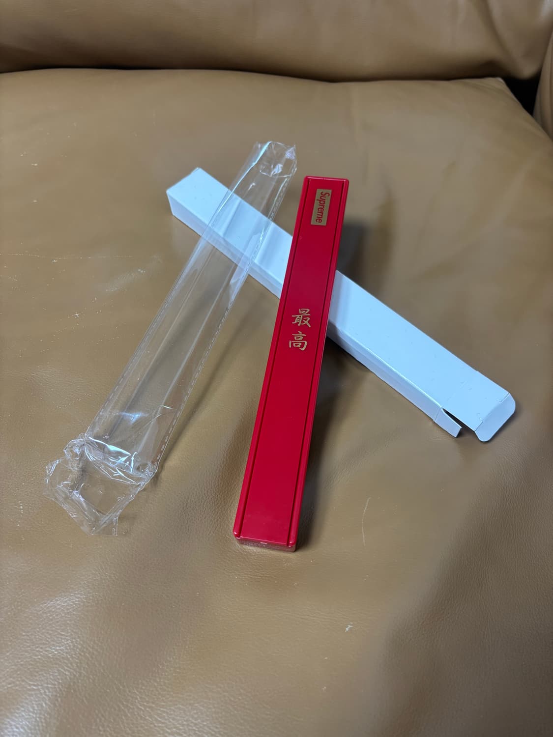 슈프림 젓가락 세트 레드 미사용품 소품 상품이미지4