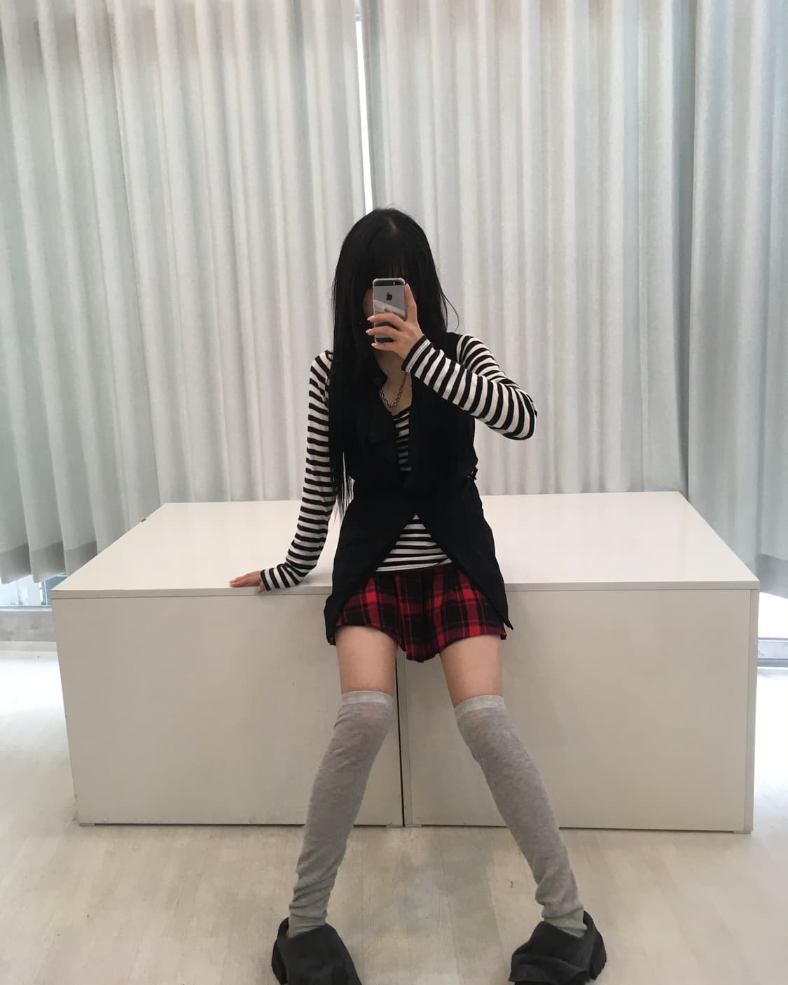 빈티지 펑크 코디 세트 상품이미지1