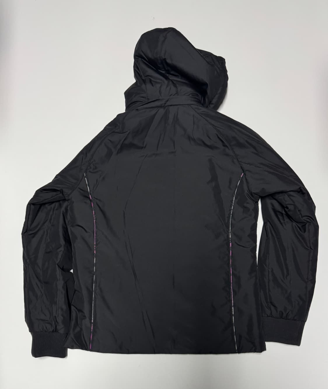 여성 아디다스 올드스쿨 아디윔 경량 패딩 트랙탑 S 블랙 상품이미지2