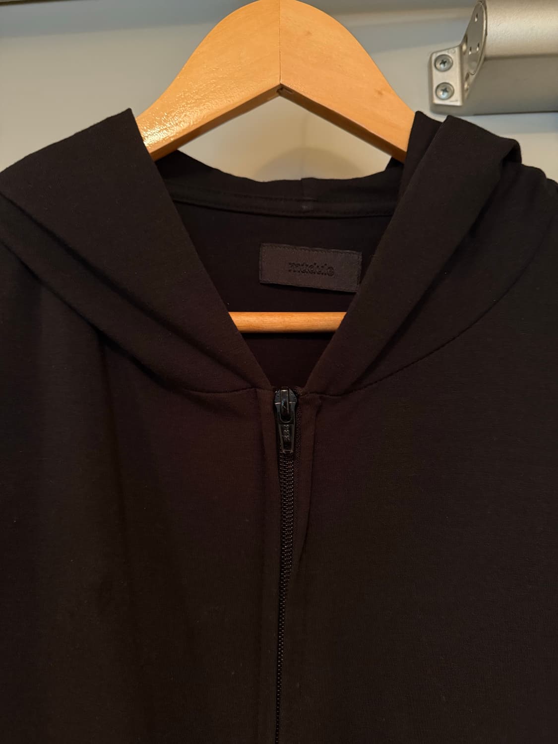 머듈 라운지 후드집업 블랙 3사이즈 상품이미지2