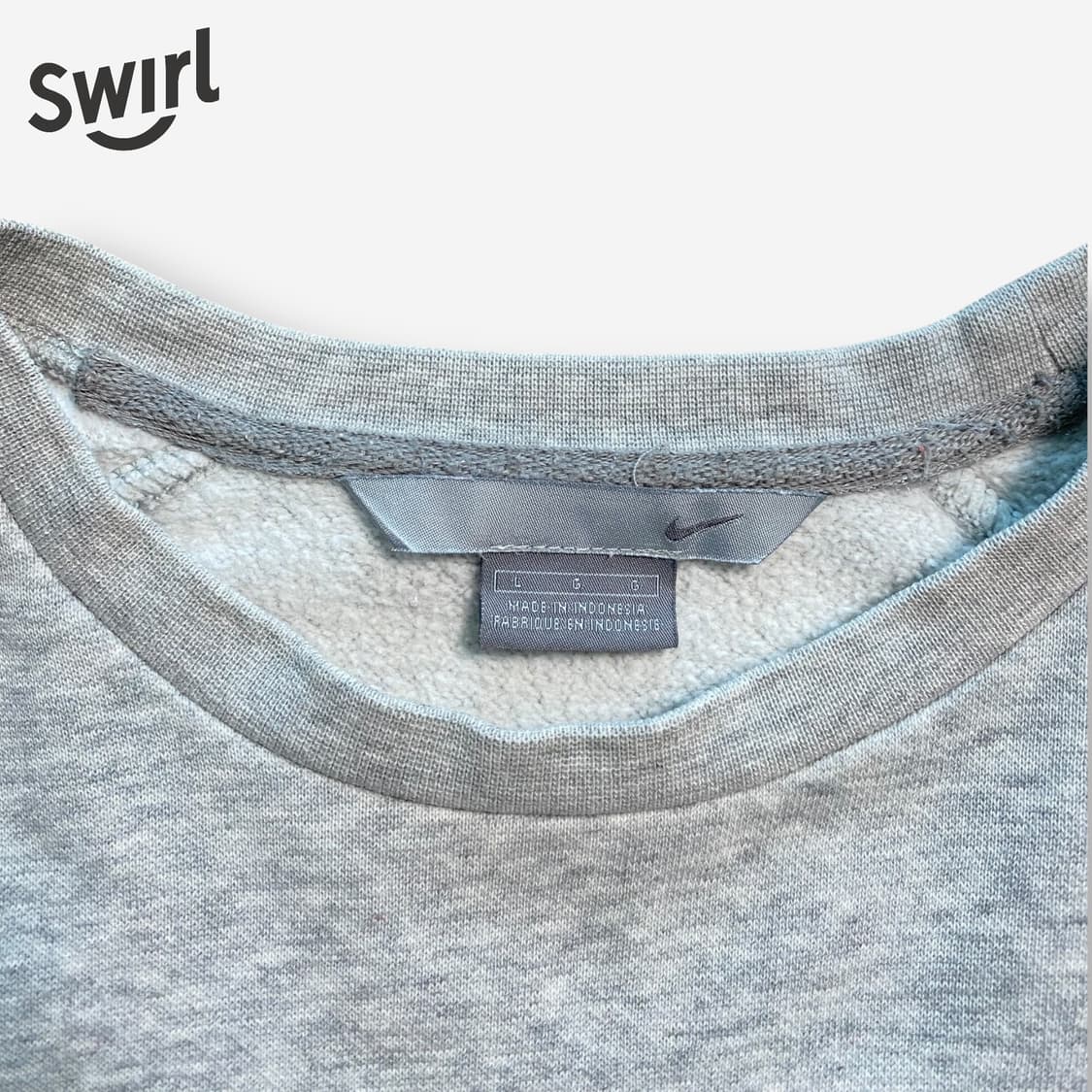 🌊00s Nike small-swoosh grey sweatshirts 상품이미지6
