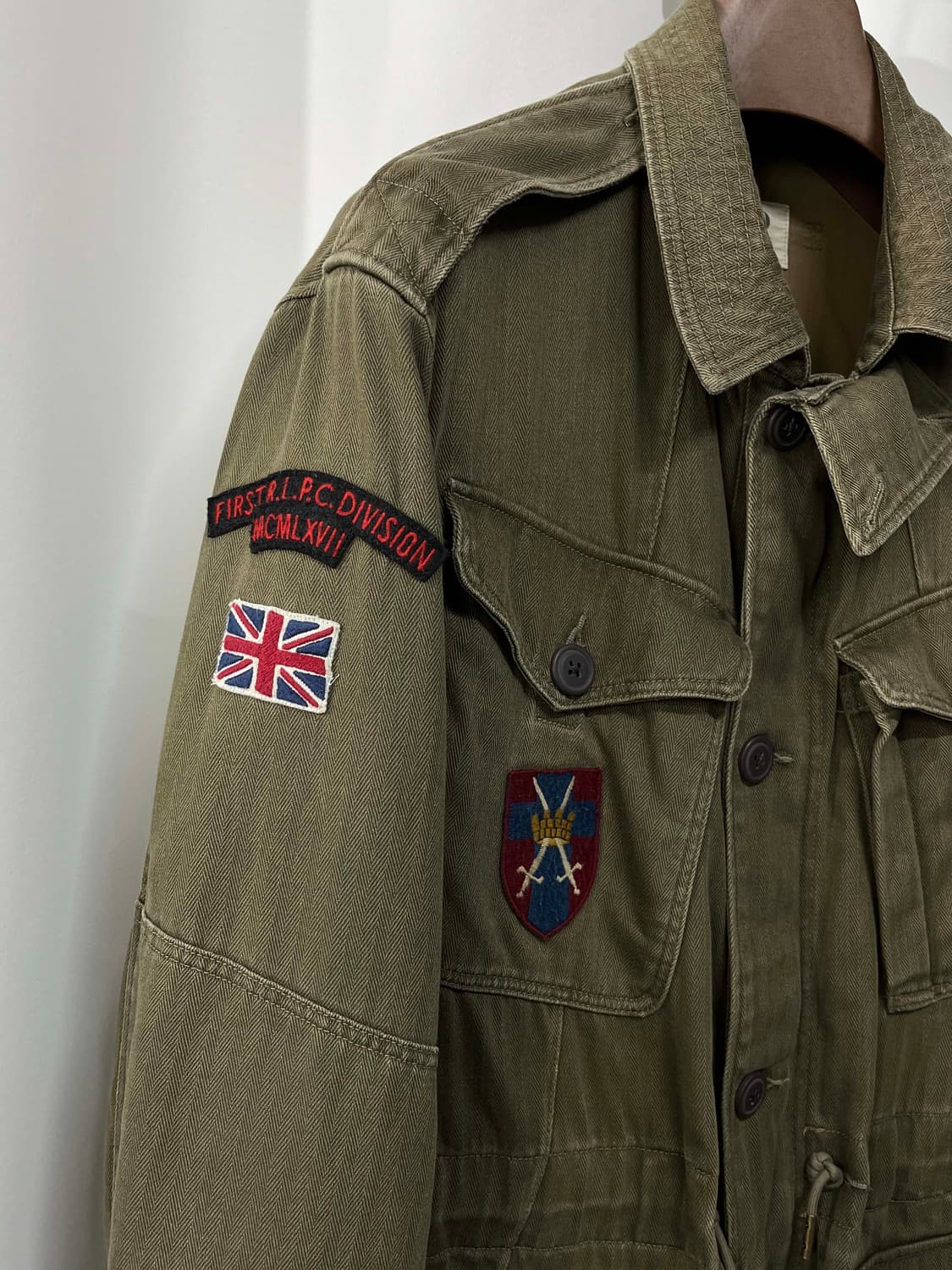 폴로 랄프로렌 hbt 아이코닉 브리티쉬 밀리터리 유니언잭 필드자켓 상품이미지7