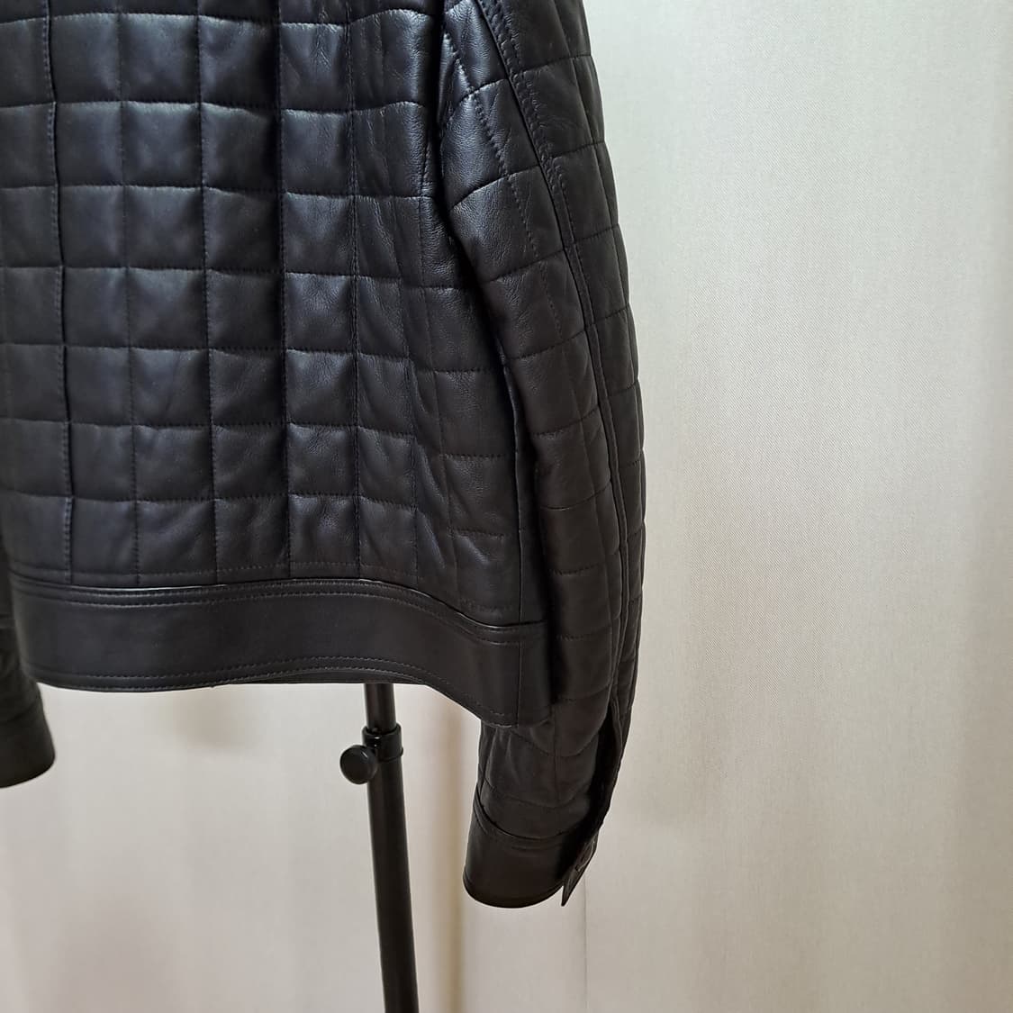 (여성) 마시모두띠 나파 양가죽 퀼티드 자켓 L B396 상품이미지8