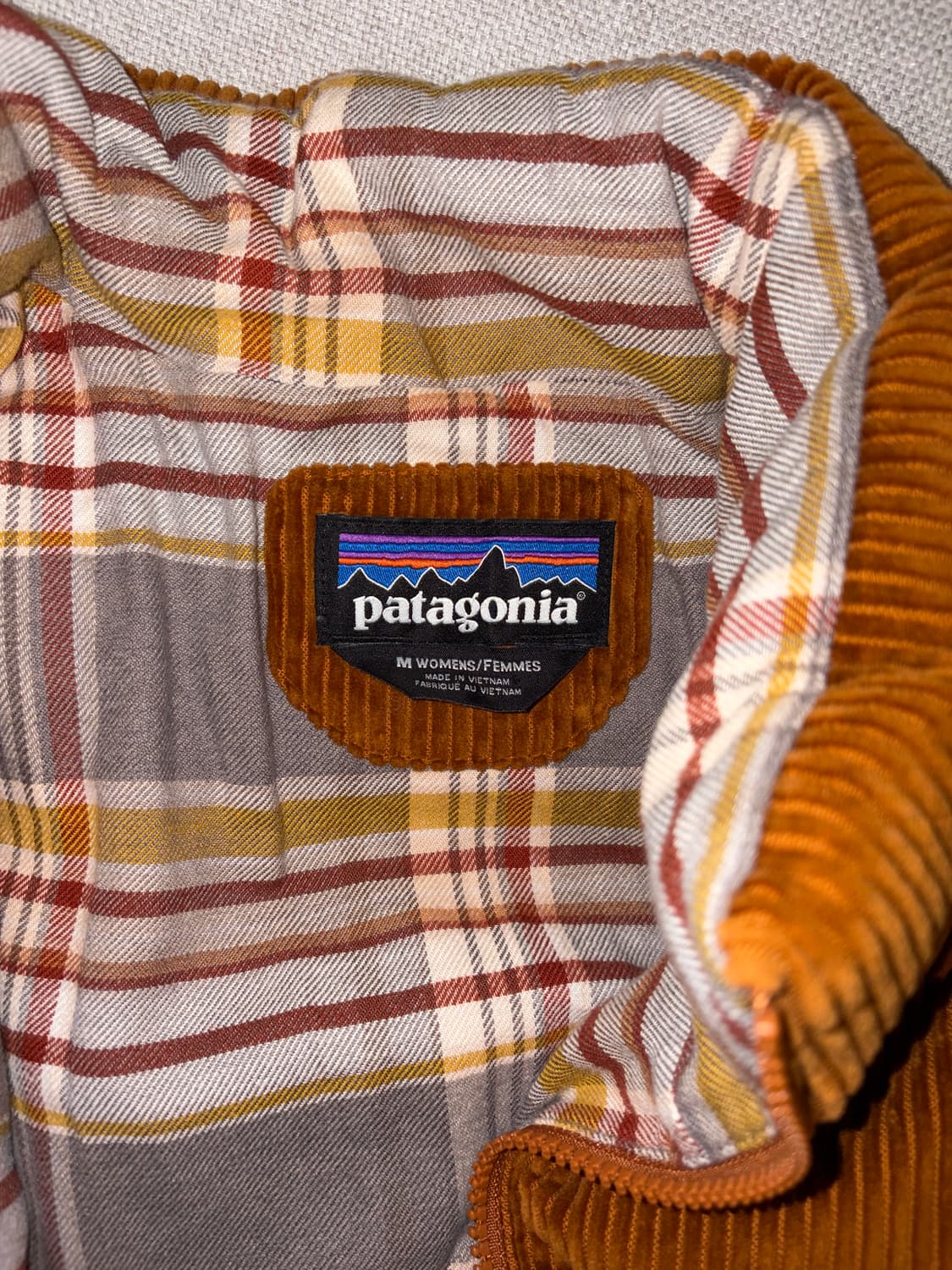 파타고니아 코듀로이 다운자켓 womens M 상품이미지3