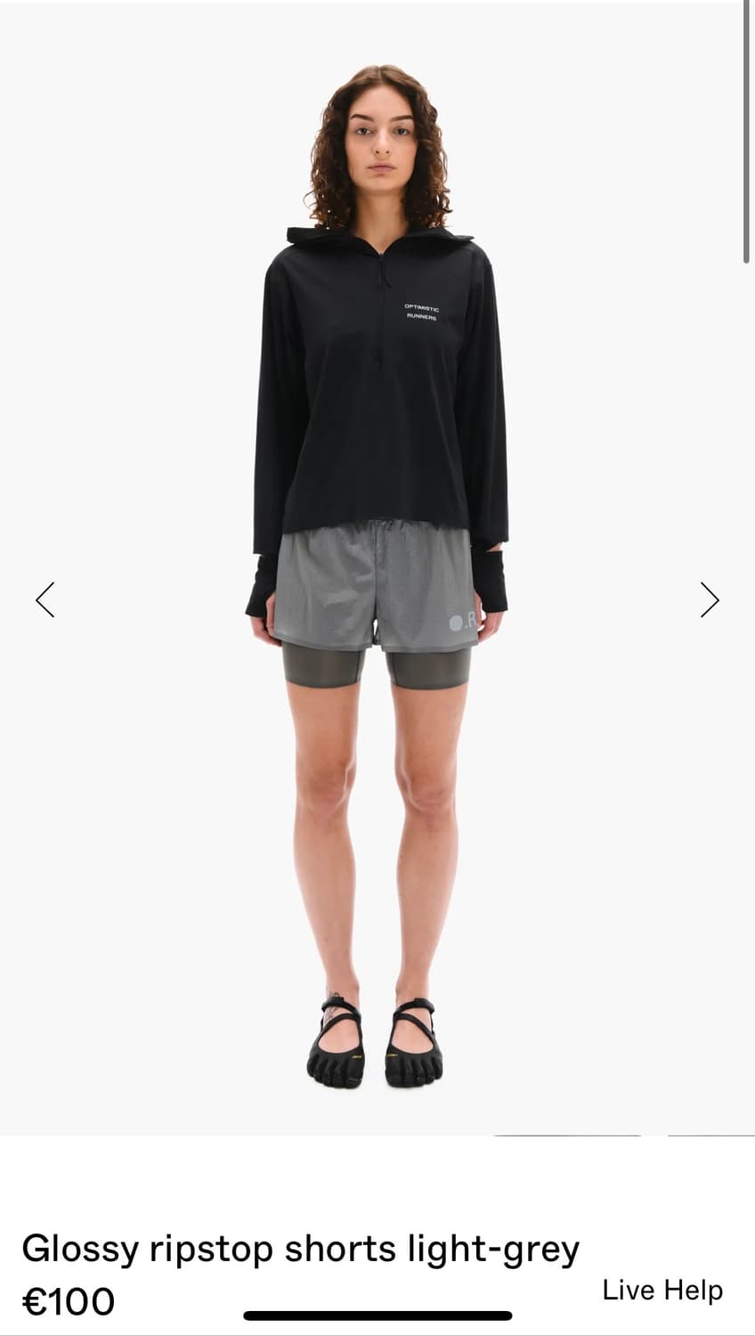 OptimisticRunners Glossy ripstop shorts 상품이미지3