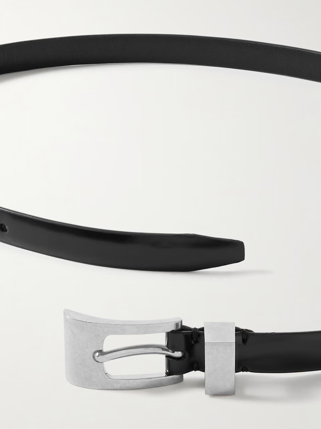 [85]더로우 Downtown 레더 벨트/블랙 상품이미지4