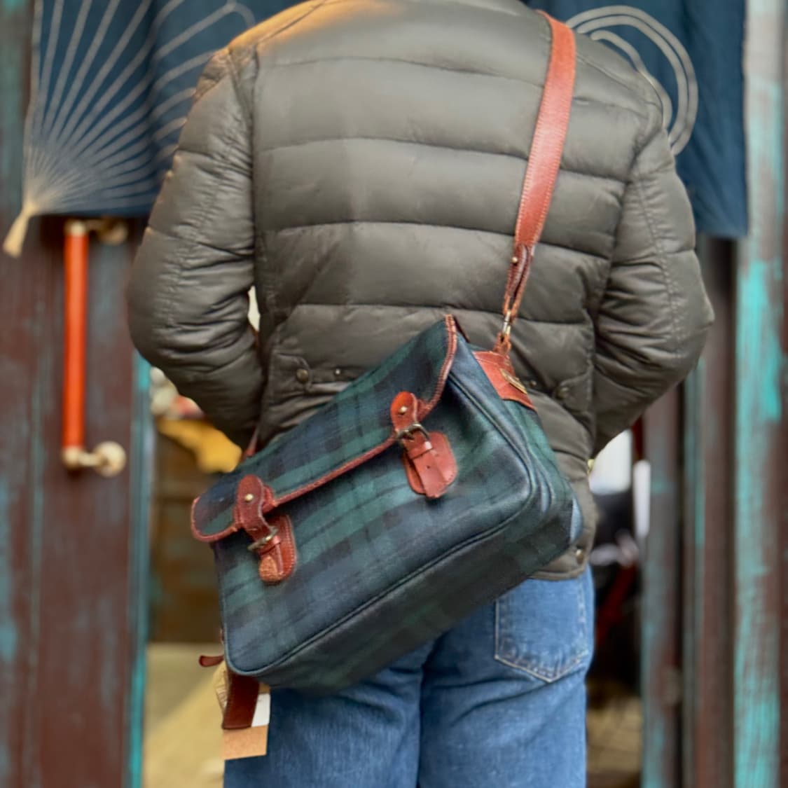 폴로 랄프로렌 블랙와치 메신저백 상품이미지8