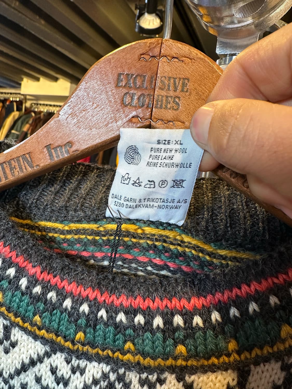 데일오브노르웨이 헤비 울 노르딕 스웨터 상품이미지9