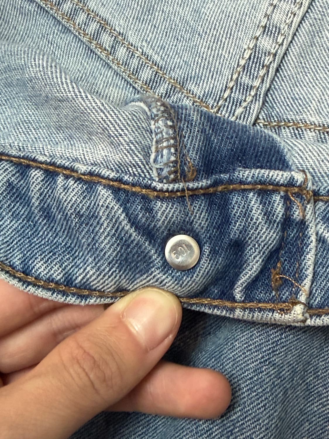 [38X34] 90s 리바이스 실버탭 힙합 배기진 상품이미지8