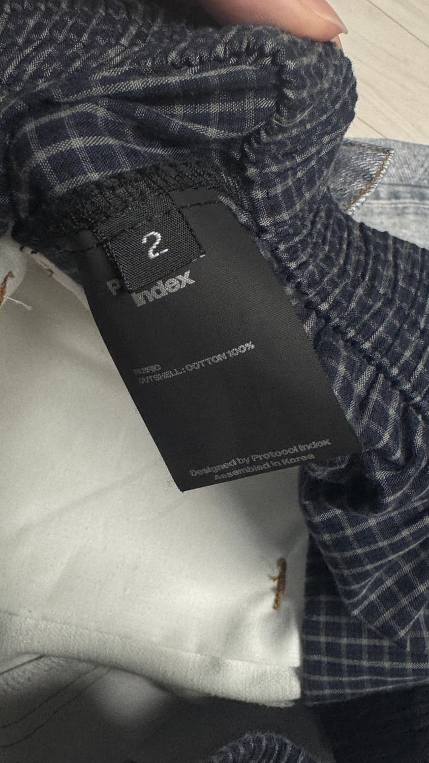 [2]프로토콜인덱스 트롱프뢰유 디지털 프린팅 데님 상품이미지5