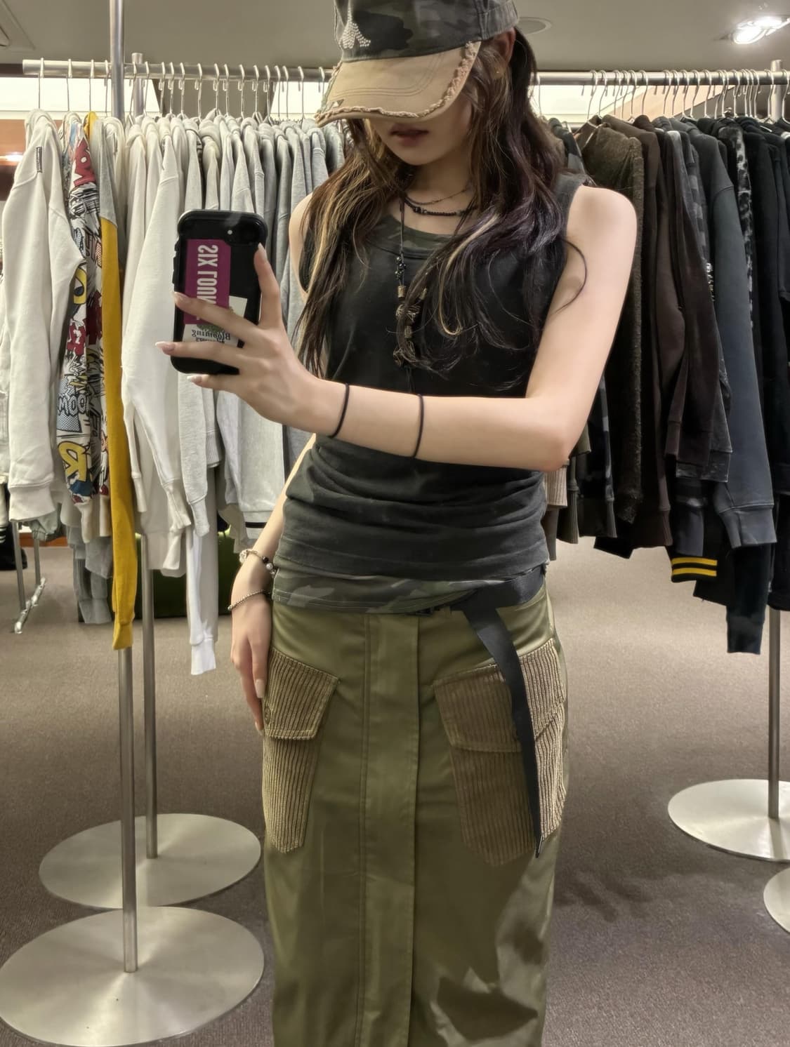 Chic Khaki Grunge 🍸🥝 상품이미지3