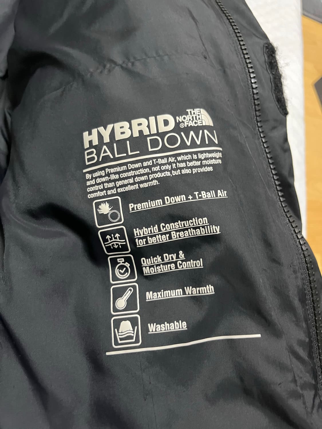 노스페이스 프리미엄 다운 롱패딩 100 L 상품이미지3