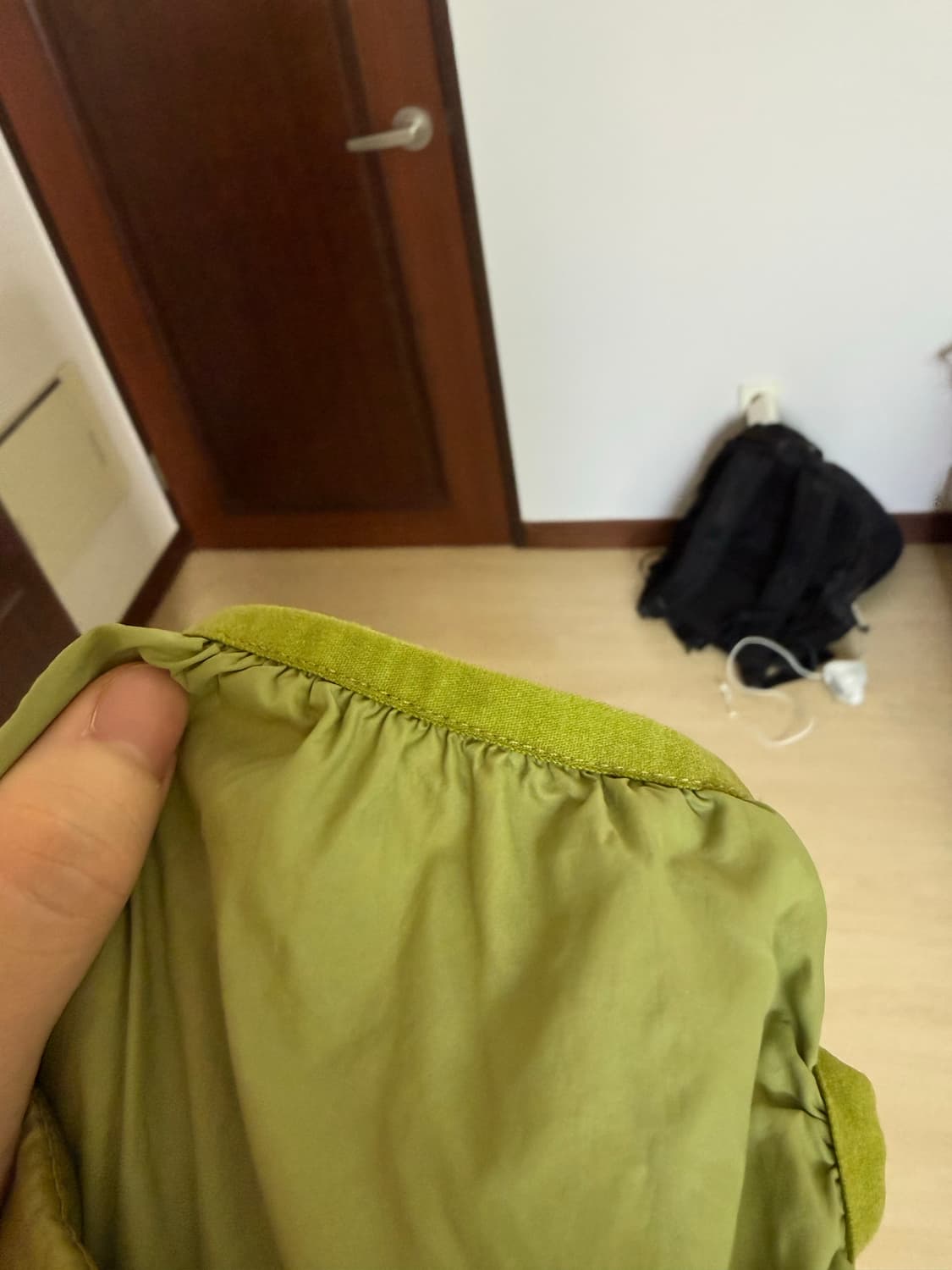 왓츠더유즈 카키라임 경량패딩 M 상품이미지7