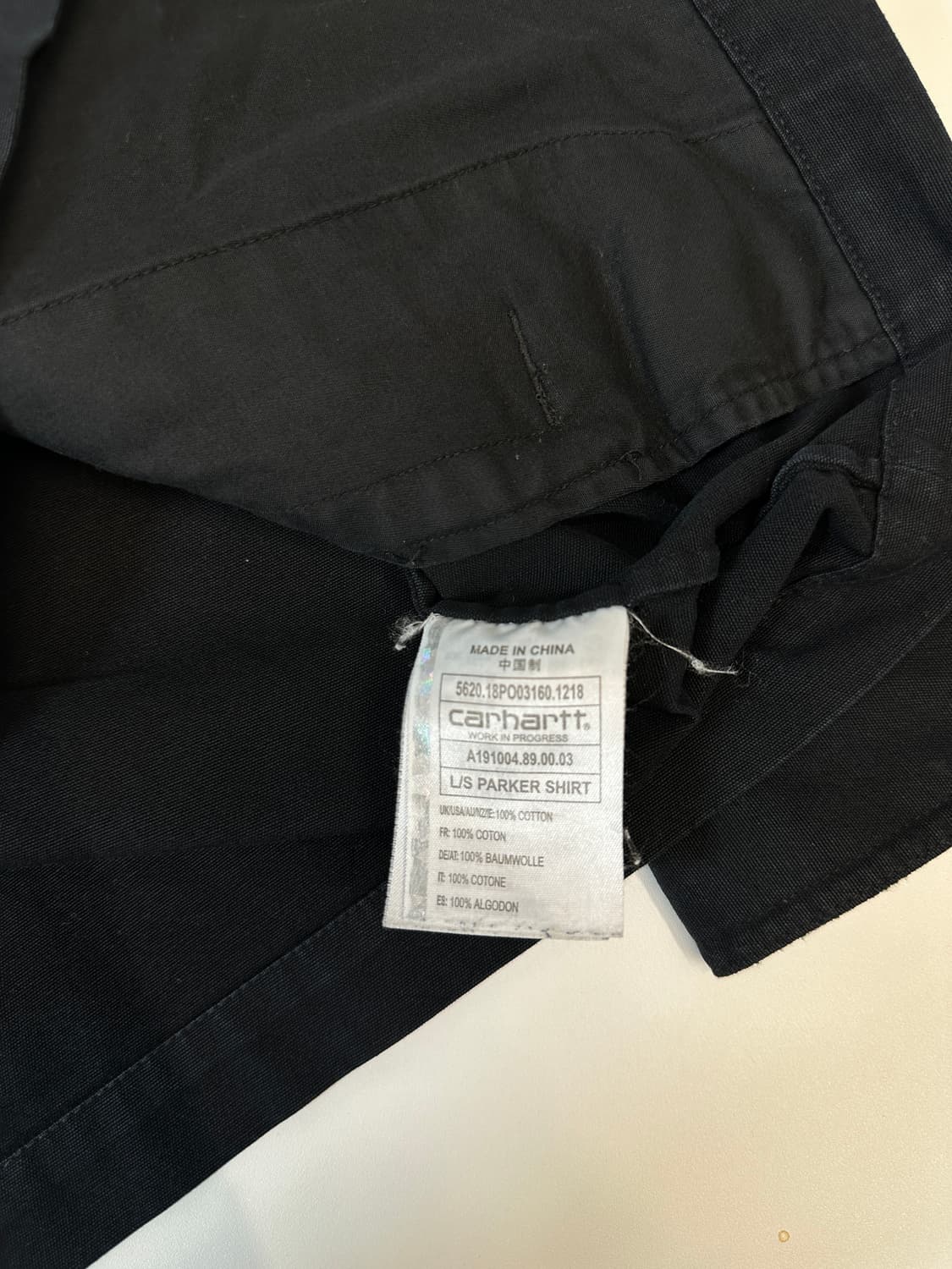 칼하트 wip 파커 후드 자켓 (코튼) 상품이미지5