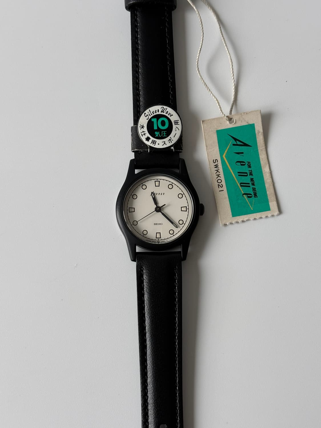 세이코 1980년대 Avenue 블랙 쿼츠 여성 데드스탁 상품이미지1