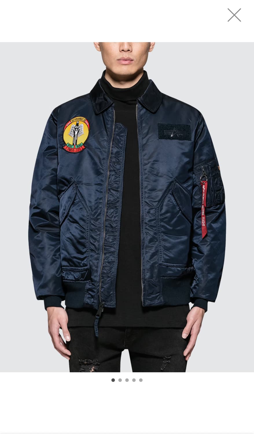 알파인더스트리 CWU 45/P Storm Cruise Jacket 상품이미지2